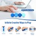 Silicone Magnetic Balls - 4PCS Sensory Stress Fidget Toys for Adults & Teens, Anxiety ADHD Autism Relief Items, Office Desk Toy, Gifts for Women Men, Easter Basket Stuffers & Gifts for Teens Silicone Magnetic Balls - 4PCS Sensory Stress Fidget Toys for Adults & Teens, Anxiety ADHD Autism Relief Items, Office Desk Toy, Gifts for Women Men, Easter Basket Stuffers & Gifts for Teens